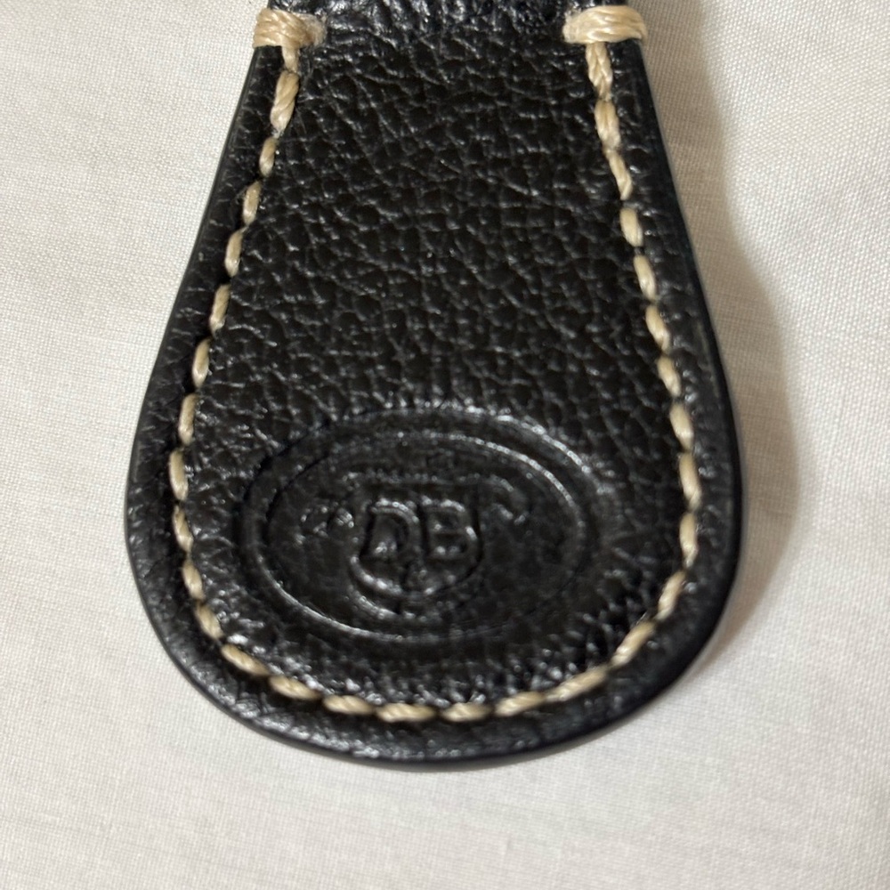 Dooney & Bourke Black Leather Key Holder